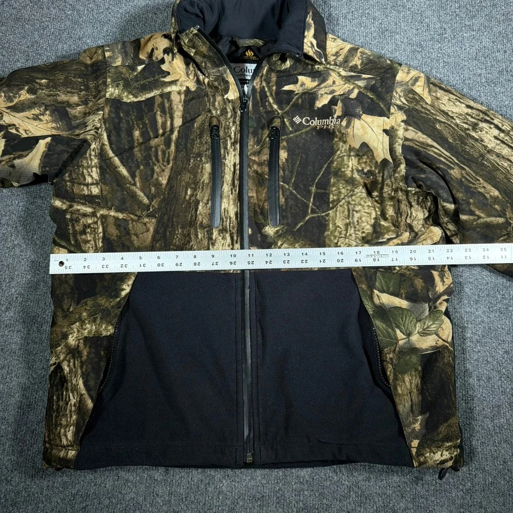 Columbia PHG‎ Jacket Mens Medium Camo Omni-Heat Omni Tech Performance Hunting